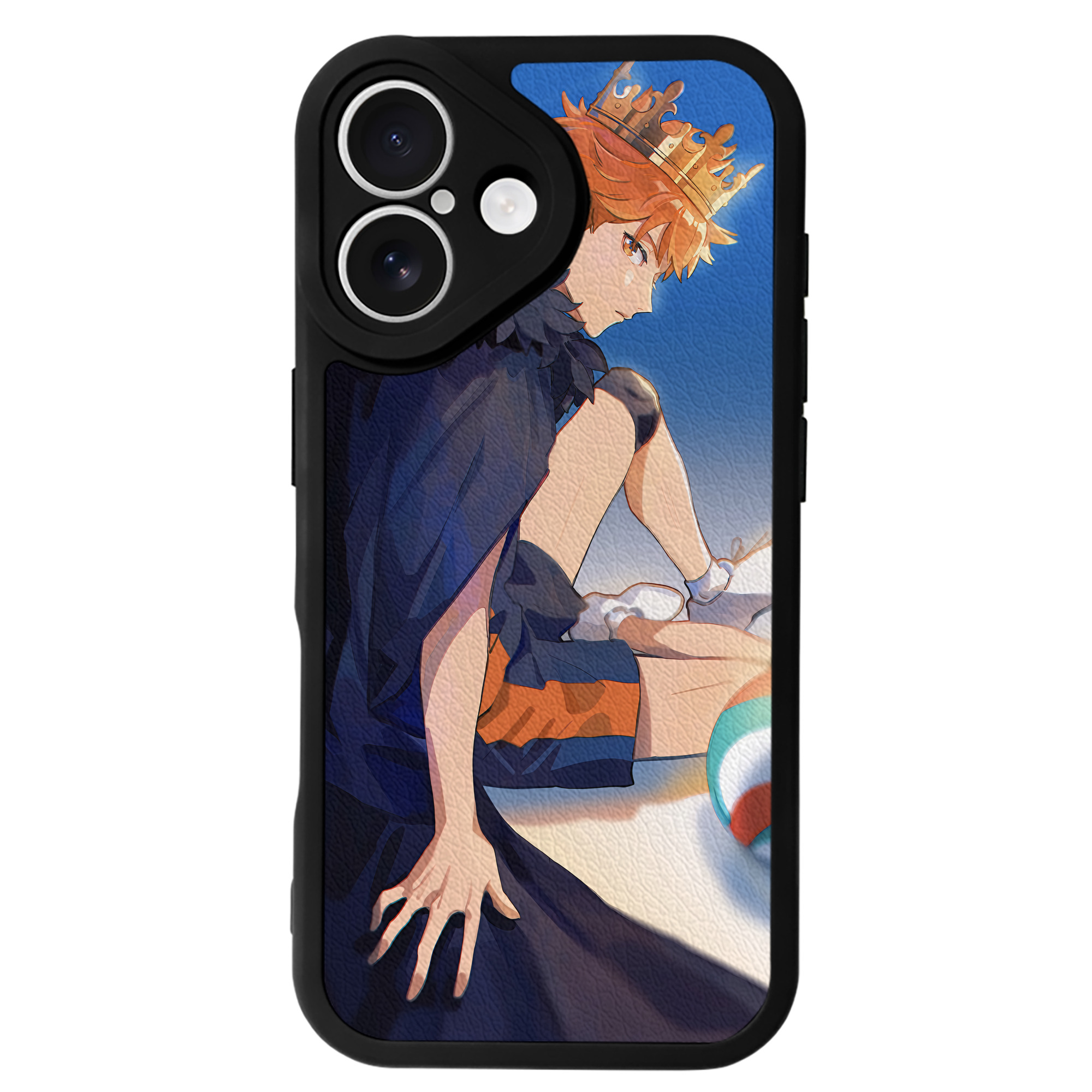 （画像用） ハイキュー!! Haikyu!! 【iPhone 16シリーズ対応】シリコンスマホケース（レザー調） 材質：シリコン
